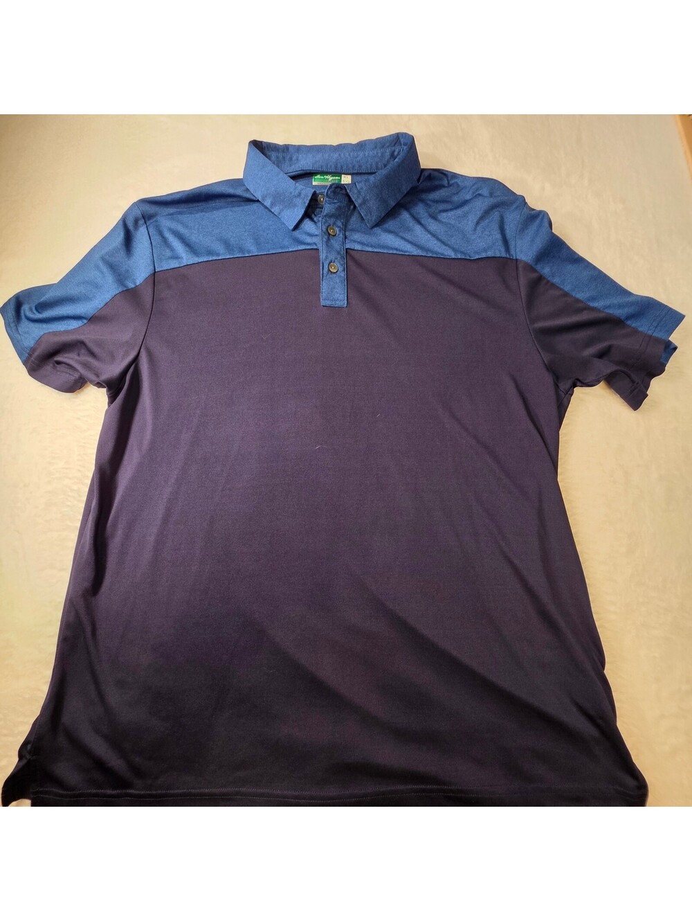 Ben Hogan Performance Men's Polo Shirt XL Blue Two-Tone